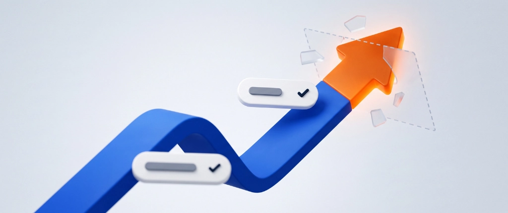 An upward performance curve breaking through last year's benchmark